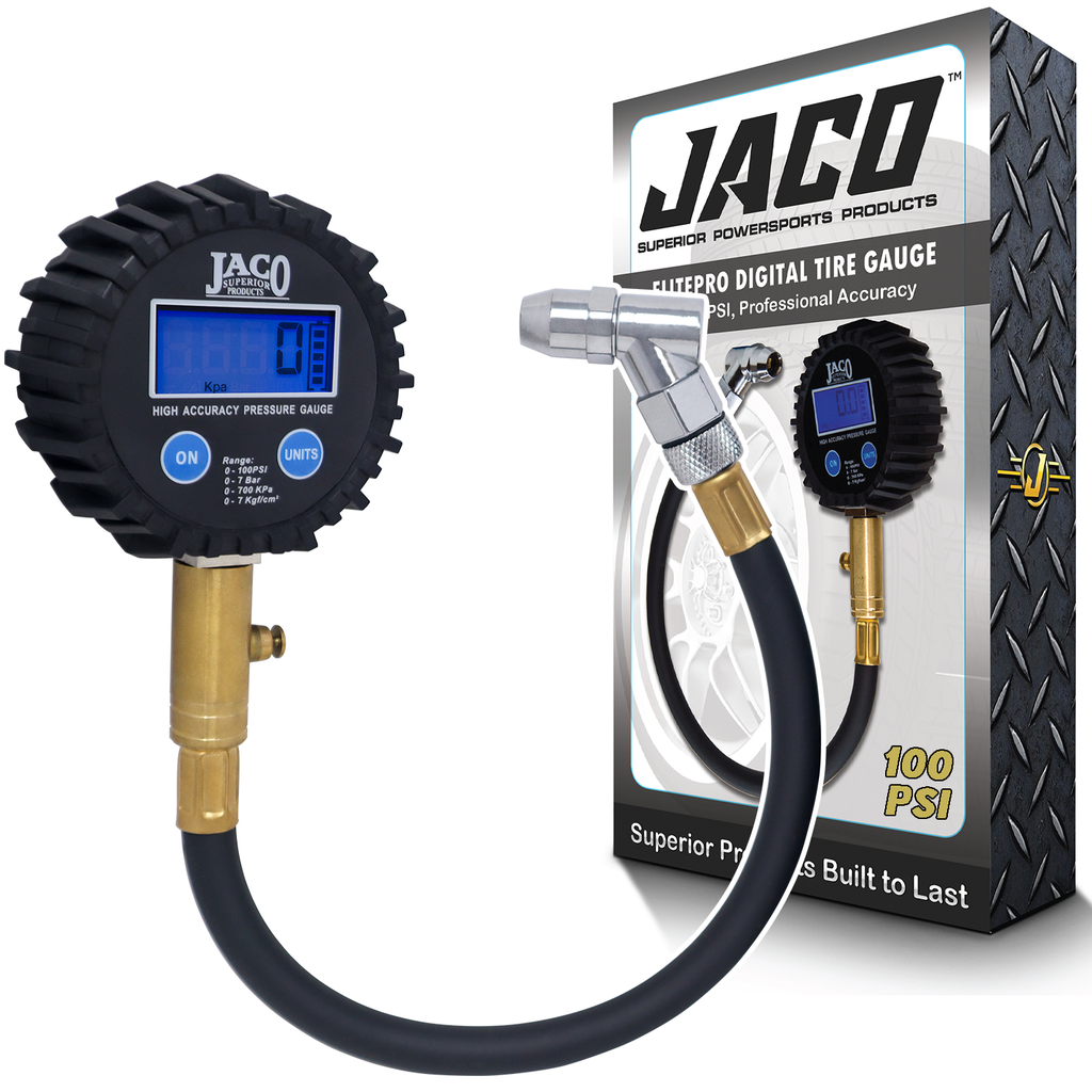 JACO ElitePro Digital Tire Pressure Gauge - 100 PSI JACO ElitePro Digital Tire Pressure Gauge - 100 PSI